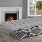 Folding Camping Cot Bed Adult Portable Heavy Duty Oxford Sleeping Cot w/ Pad Bag