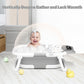 Foldable Baby Bathtub with Thermometer Soft Cushion Portable Baby Bath Tub