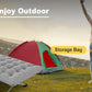 Folding Camping Cot Bed Adult Portable Heavy Duty Oxford Sleeping Cot w/ Pad Bag