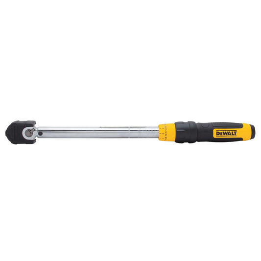 DeWalt DWMT75462 Torque Wrench, Micro Adjust, 1/2" Drive