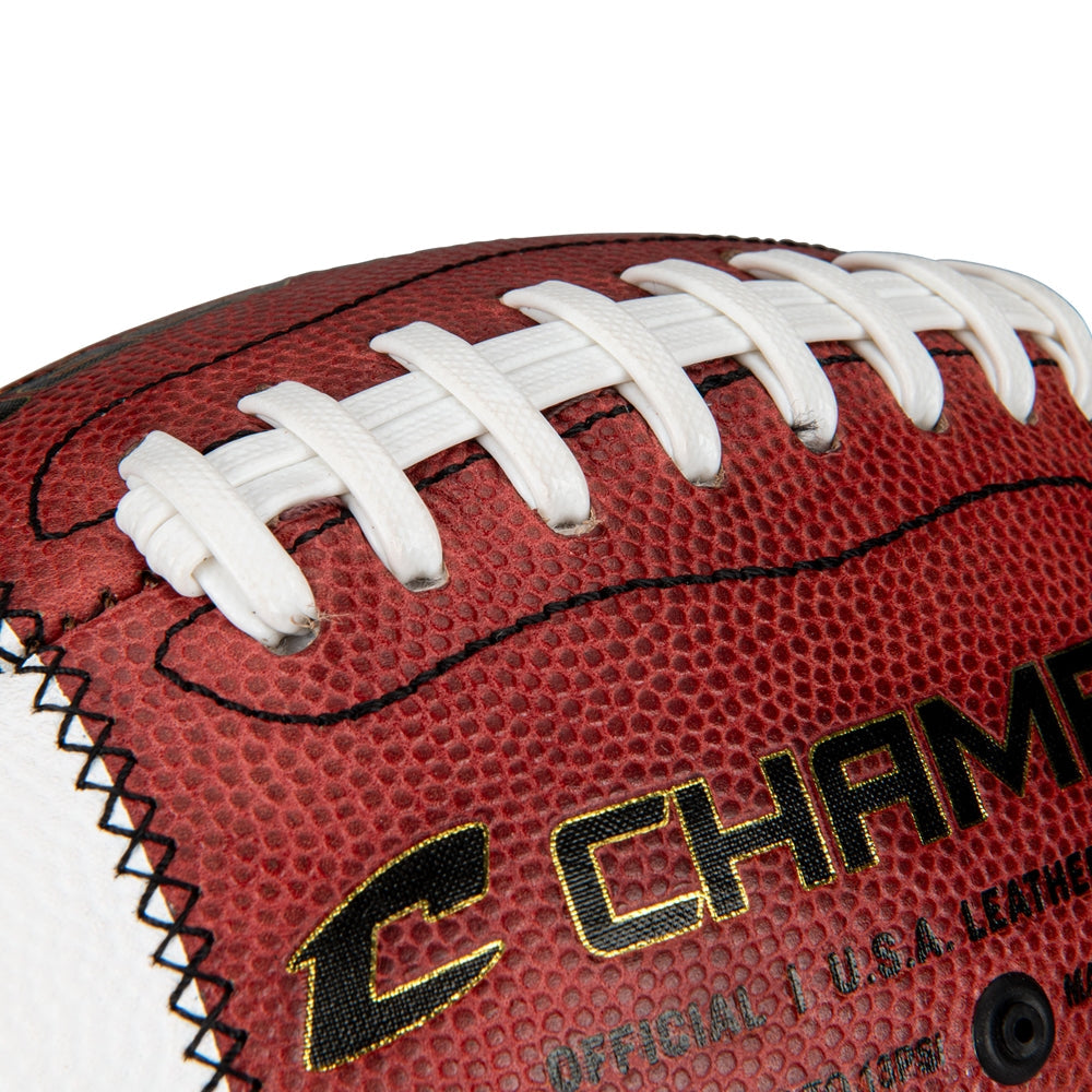 Leather Football Premium Training Game Ball