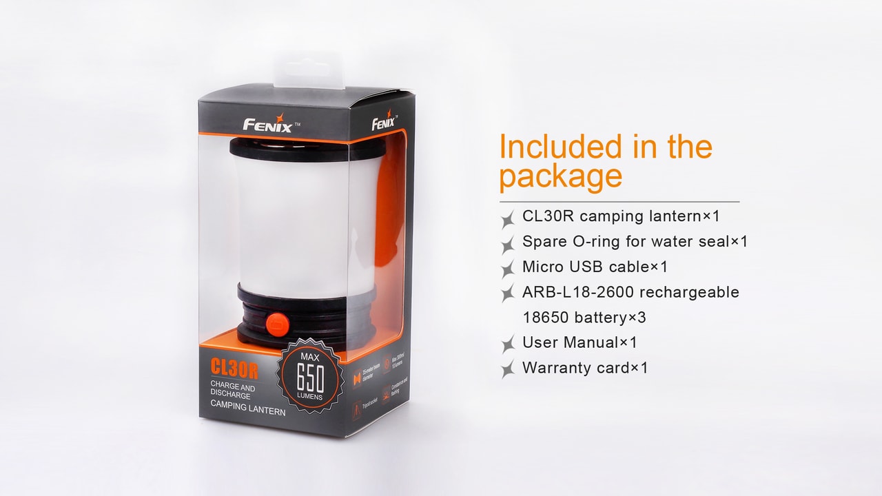 CL30R LED Rechargeable Camping Lantern Light