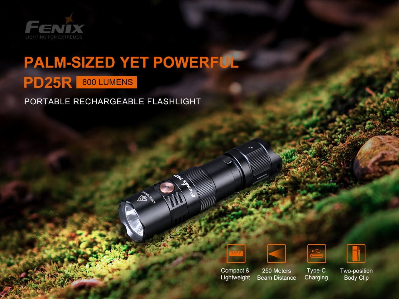 Rechargeable LED Flashlight for Outdoor Use