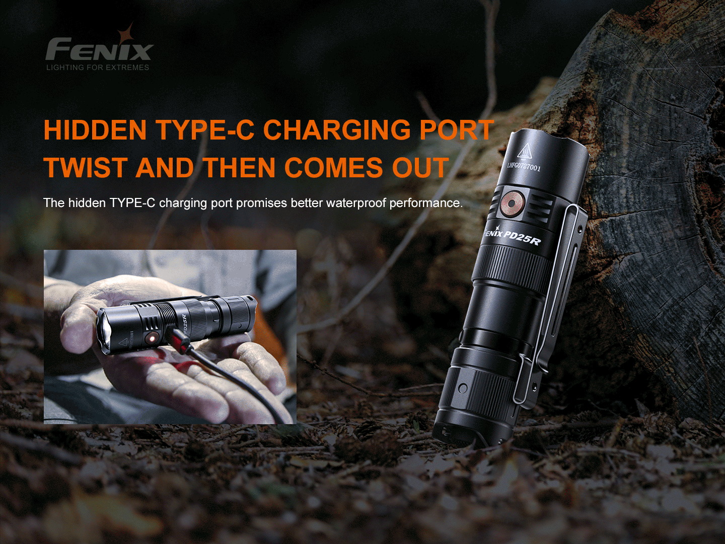 Rechargeable LED Flashlight for Outdoor Use