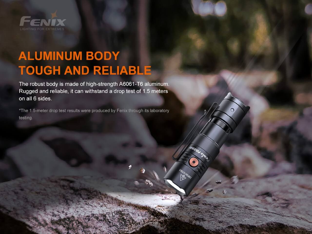 Rechargeable LED Flashlight for Outdoor Use