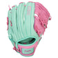 Franklin Sports CTZ5000 12" Baseball Glove - Mint & Rose | Premium Leather Infield Glove