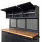 Overhead Pro 72" Rolling Tool Chest | 79" Tall | 24" Deep | 14 Drawers | Overheads | Pegboard & Power Strip