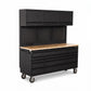 Overhead Pro 72" Rolling Tool Chest | 79" Tall | 24" Deep | 14 Drawers | Overheads | Pegboard & Power Strip