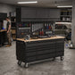 Overhead Pro 72" Rolling Tool Chest | 79" Tall | 24" Deep | 14 Drawers | Overheads | Pegboard & Power Strip