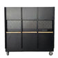 72 inch Rolling Tool Chest with Light & Power Strips, Workbench, Upper Cabinets & Pegboard