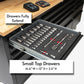 72 inch Rolling Tool Chest with Light & Power Strips, Workbench, Upper Cabinets & Pegboard
