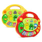 Kids Cartoon Piano Keyboard Game with Animal Sounds Flashing Light Music Baby Instrument Music Toys Educational Toys Kids Gifts