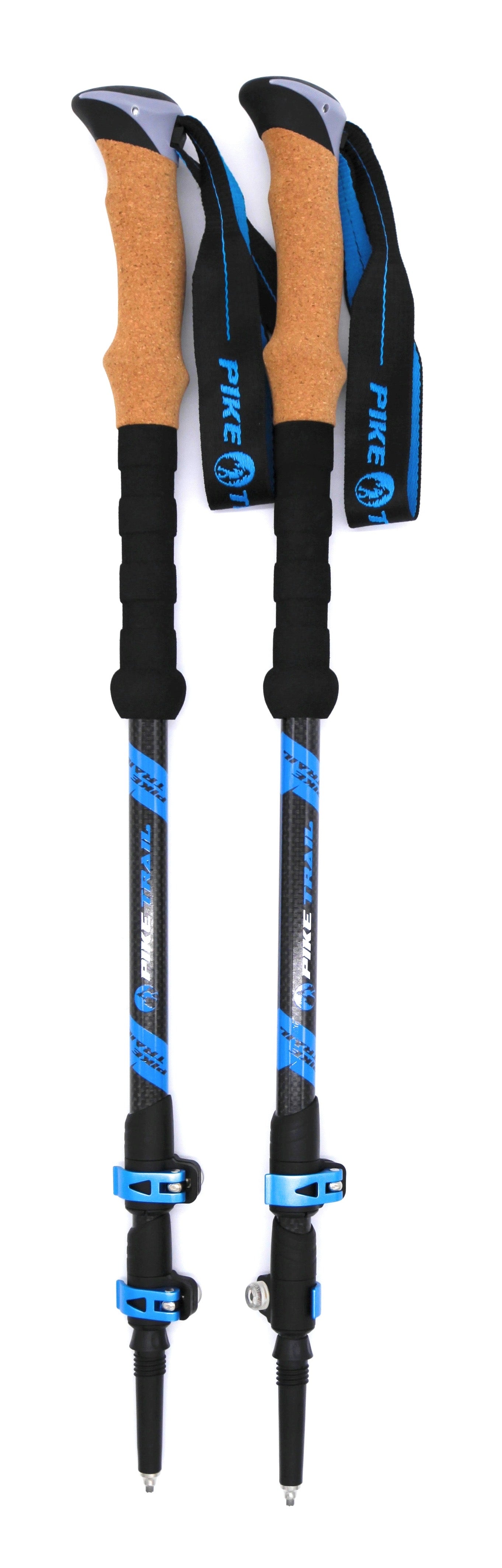 Pike Trail Carbon Fiber Adjustable Trekking Hiking Poles