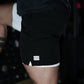 Men's V1 Athletic Shorts Black Lightweight Performance Activewear