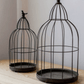 Vintage Garden Birdcage Display