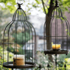 Vintage Garden Birdcage Display