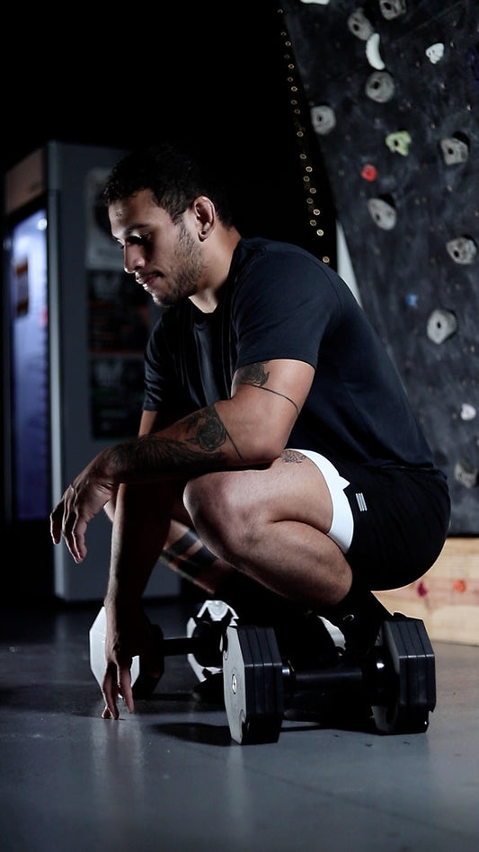 Men's V1 Athletic Shorts Black Lightweight Performance Activewear