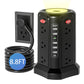 Power Strip Tower Surge Protector 12 AC Outlets 5 USB Ports 8.8ft Cord Gray