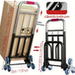 Heavy Duty Folding Hand Truck Stair Climbing Cart Portable Dolly Adjustable Handle