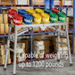 Adjustable Folding Scaffold Platform 1300LBS Portable Steel Work Bench Stool
