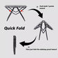 Portable Outdoor Camping Kitchen Table Folding w/ Grill Tray BBQ Picnic - Black
