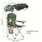 Portable Camping Chair with Canopy Folding Outdoor Chair Beach Fishing