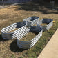 Galvanized Oval Raised Garden Bed Metal Planter Kit