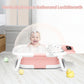 Foldable Baby Bathtub with Thermometer Soft Cushion Portable Baby Bath Tub