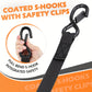 4PCS Retractable Ratchet Tie Down Straps – 10FT Heavy Duty Self-Retracting Cargo Straps for Truck, Trailer & Motorcycle