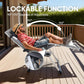 Zero Gravity Recliner Chair Foldable Patio Lounge w/Cup Holder & Cushion