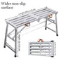 Adjustable Folding Scaffold Platform 1300LBS Portable Steel Work Bench Stool