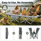 Folding Camping Cot Bed Adult Portable Heavy Duty Oxford Sleeping Cot w/ Pad Bag
