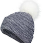 FAUX FUR POM BEANIE