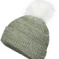 FAUX FUR POM BEANIE