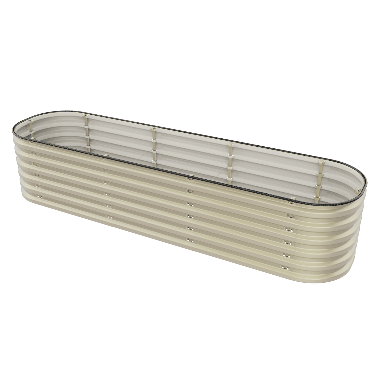 Gro-Rite Premium Metal Raised Garden Bed Kit Tool-Free