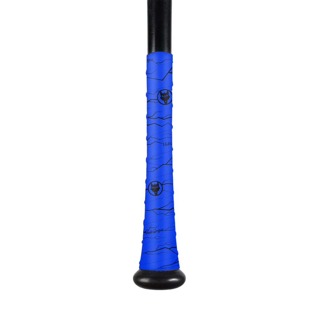 Pulse Blue Bat Grip Tape with Black Accents