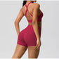 Women's Yoga Set Fitness Bra Push-Up Shorts Activewear