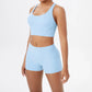 Women's Yoga Set Fitness Bra Push-Up Shorts Activewear