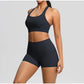 Women's Yoga Set Fitness Bra Push-Up Shorts Activewear