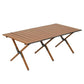 Portable Foldable Aluminum Camping Picnic Table Outdoor Furniture