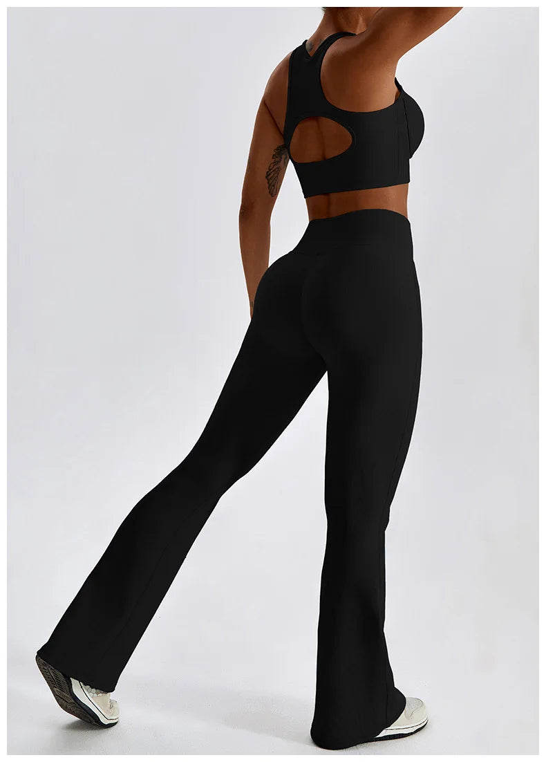 Women's Seamless Yoga Set Fitness Bra Leggings Activewear