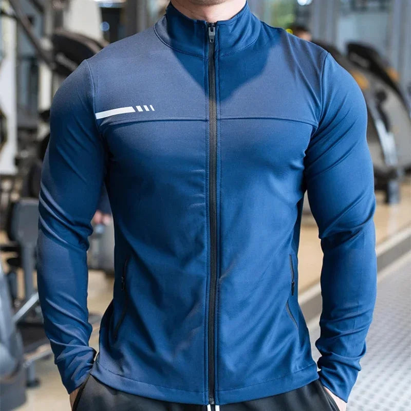 Men's High-Quality Zipped Sport Jacket | Gym, Running & Outdoor Training