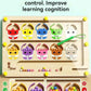 Children's Magnetic Maze Walking Ball Baby Concentration Training, Writing Logic Thinking 3 year Old Early Education Puzzle To