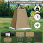 Shower Tent 150D Oxford Silver Coated Simple Toilet Tents Privacy Waterproof Fishing Tent Camping Supplies 160x160x240cm