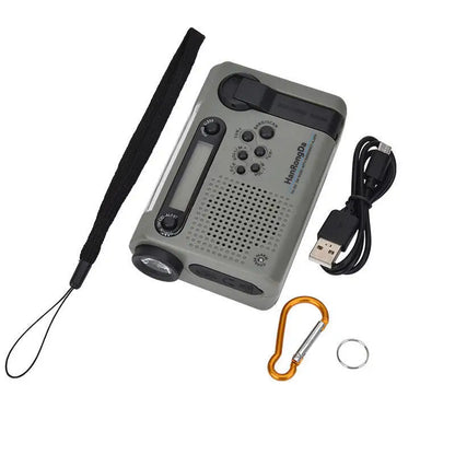 SolarWave 2000: 3-in-1 Crank Radio & Power Bank