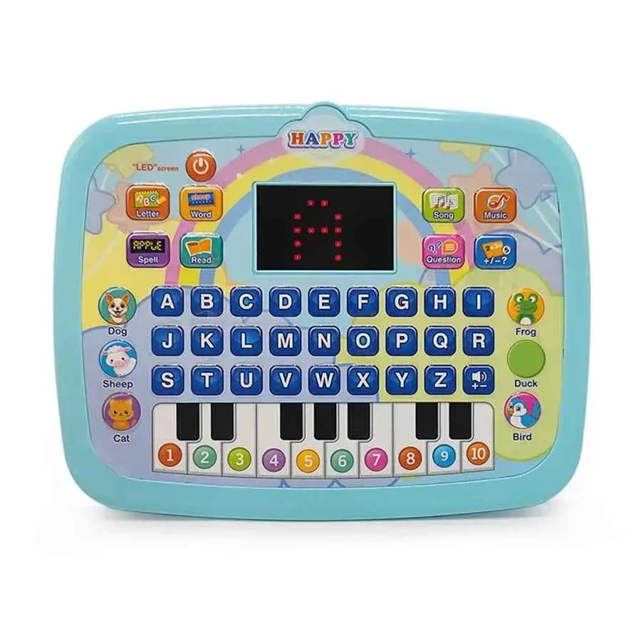 English Alphabet Study Machine for Toddler with Math Letter Music Children's Educational Books Computer Toys for Baby Boys Girls