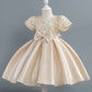 Baby Girls Christmas Dress Sequin ShortSleeve Party Dress Birthday Toddler Dress Wedding Princess Dress for Kid Girl Luxury Cown
