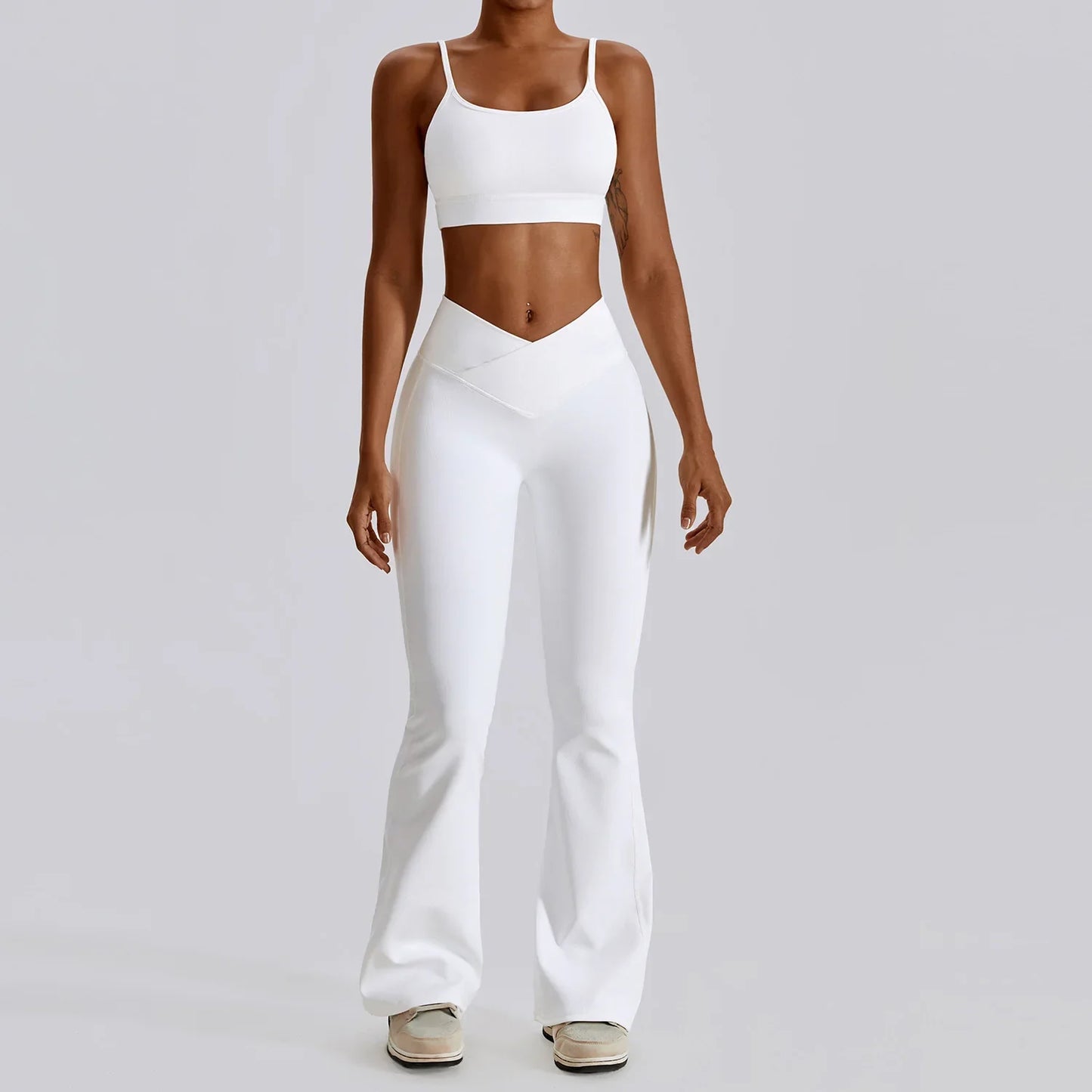 Women's Seamless Yoga Set Fitness Bra Leggings Activewear