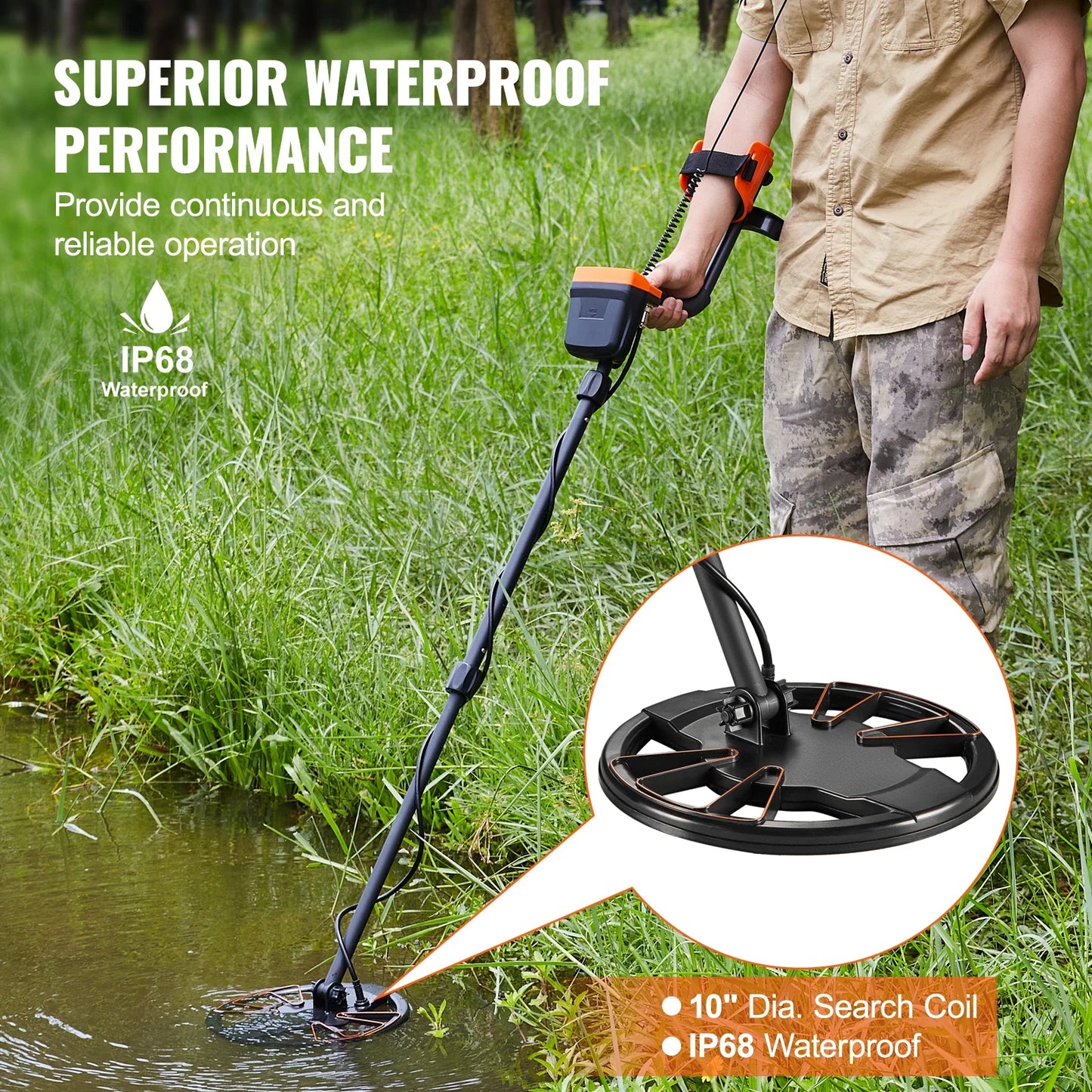 SucceBuy Metal Detector For Adults And Kids With LCD Display