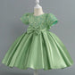 Baby Girls Christmas Dress Sequin ShortSleeve Party Dress Birthday Toddler Dress Wedding Princess Dress for Kid Girl Luxury Cown